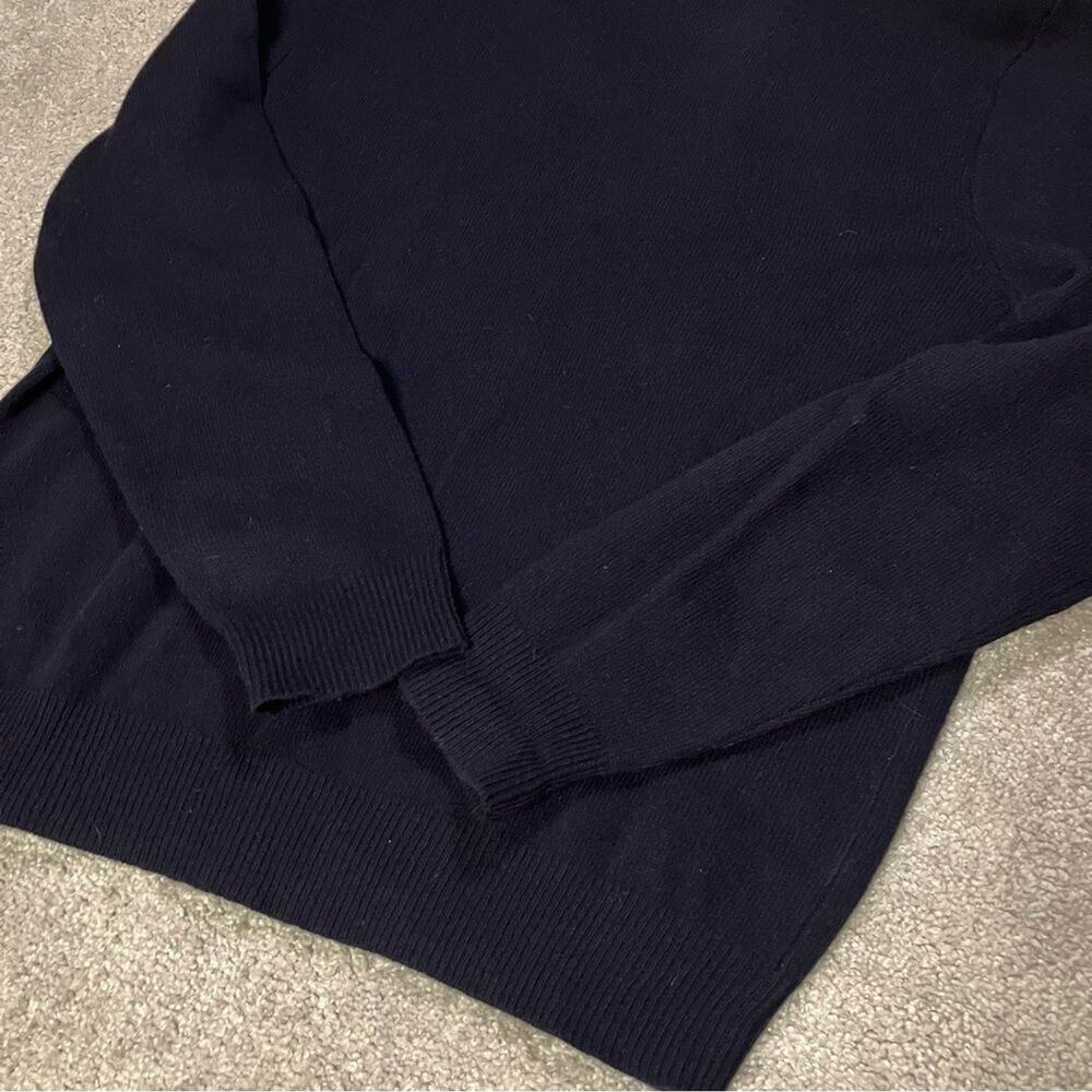 Polo Ralph Lauren Men’s Navy Blue 100% Lambswool V-Neck Sweater Size XL - Picture 8 of 11